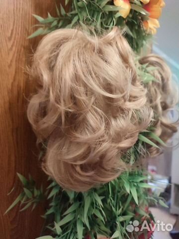 Хвост шиньон на крабе