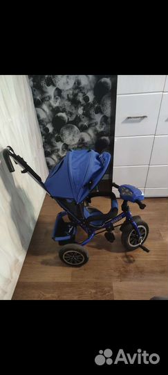 Велосипед коляска с ручкой