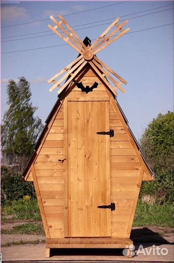 Дачный туалет деревянный Щ656