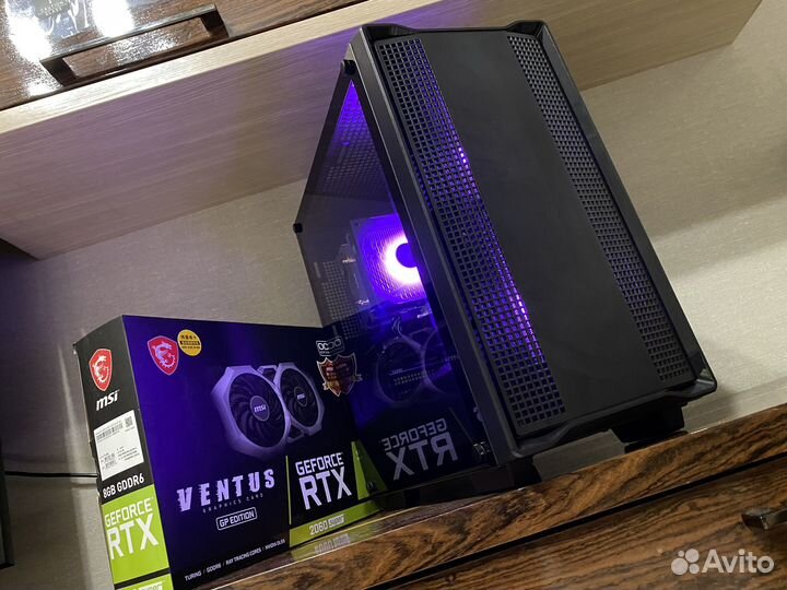 Ировой пк Ryzen 5, RTX 2060 Super, 16Gb DDR4, SSD