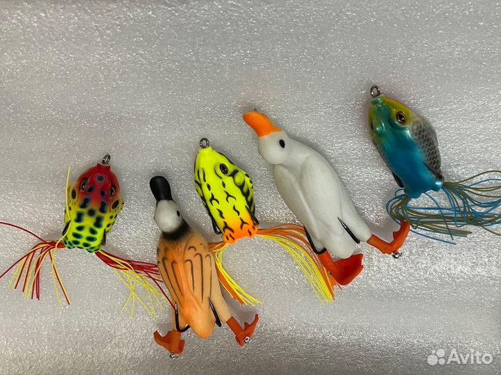 Набор лягушек и уток