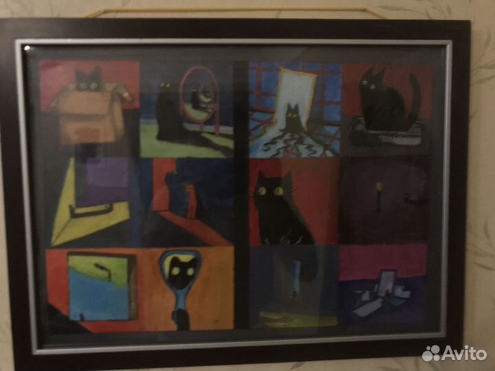 Картина холст акрил