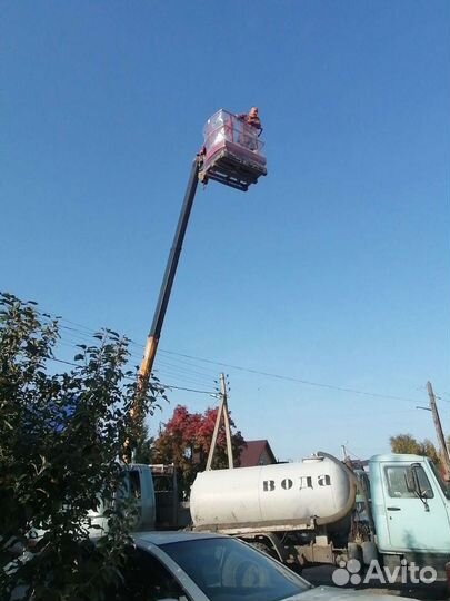 Автовышка, кран