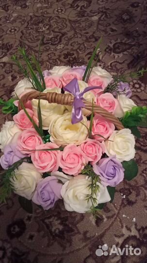 Букет из мыла