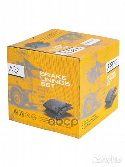 Накладки тормозные 1-рем. 19036 (419x178) (С