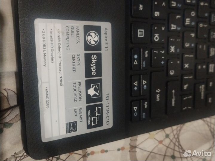 Нетбук Acer aspire e 11