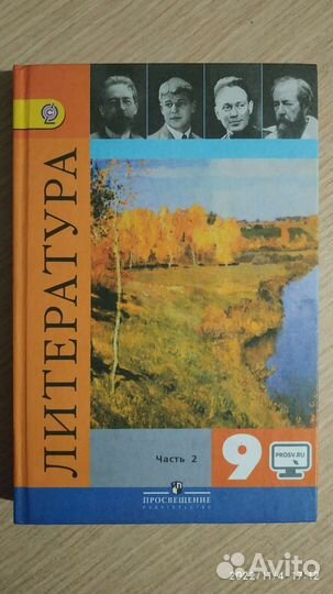 Учебник литературы 9 класс
