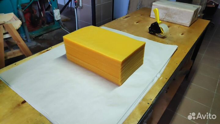 Вощина для пчел, свечей - 5 кг