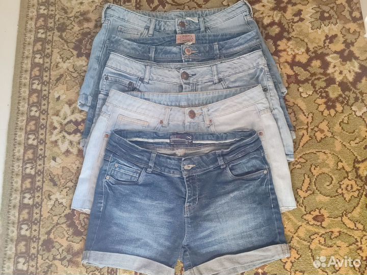 Женские джинсовые шорты 44 46