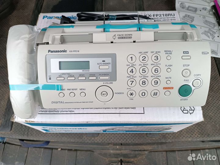 Факс Panasonic kx-fp218 новый