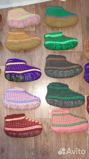 Вязаные носки