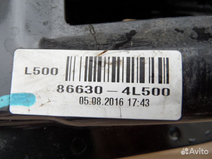 Усилитель заднего бампера Solaris 1 2014-2017