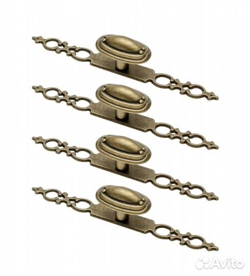 6 штук Ручка для мебели бронза