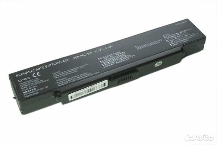 Аккумулятор для ноутбука Sony VGN-CR408E