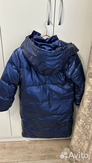 Пуховик зимний для девочки 122-128