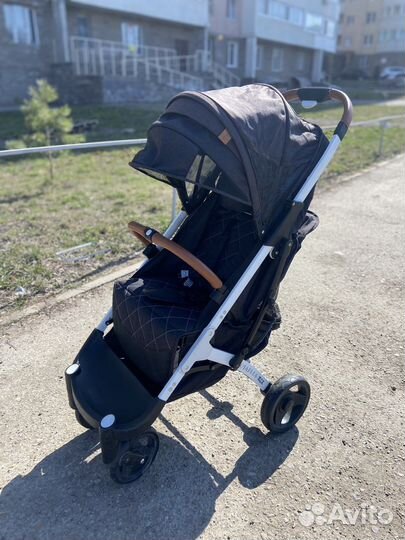 Прогулочная коляска yoya pro max black 2021