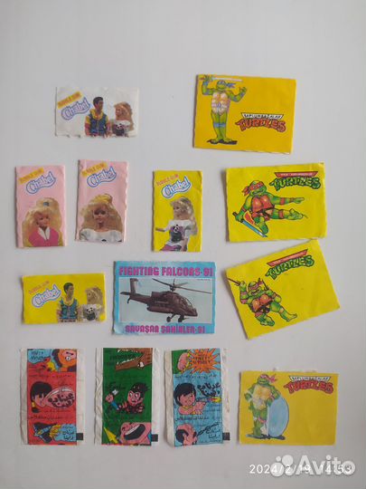 Фантики от жвачек