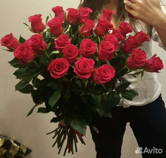 Цветы розы букет