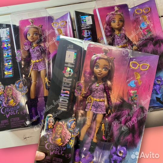 Кукла Монстер Хай Клодин Вульф G3 2022 года нрфб