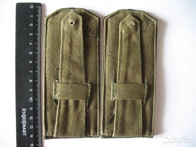 Погоны полевые старшего лейтенанта техника, химик