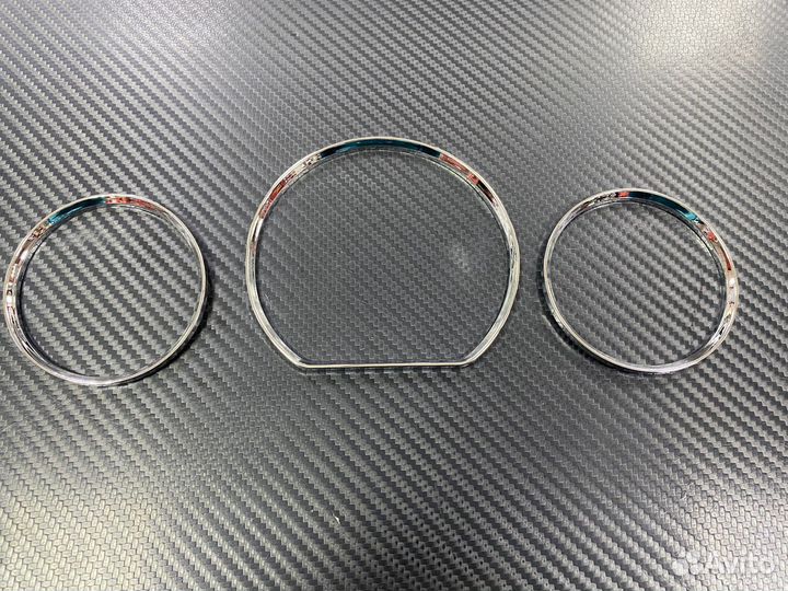 Кольца в панель приборов Mercedes w210 / w202