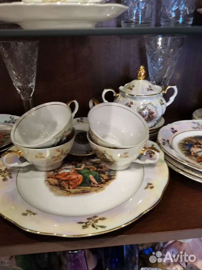 Чайно-кофейный сервиз Мадонна гдр Kahla