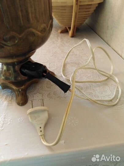 Самовар электрический латунь СССР