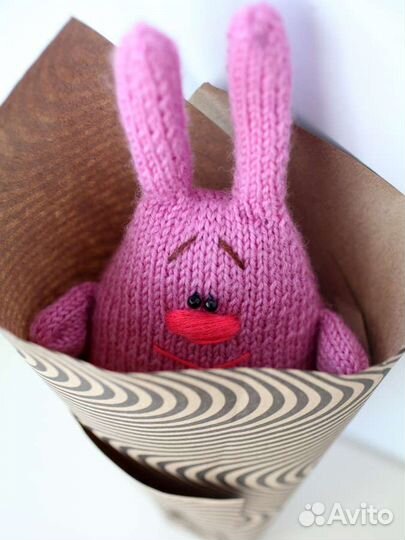 Вязаный Зайка ручная работа
