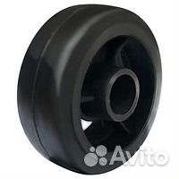 Колесо большегрузное черная рез. без опоры д-100