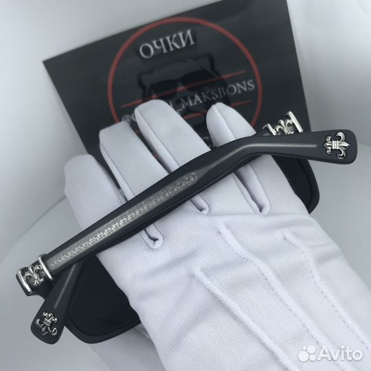 Очки chrome hearts полулюкс