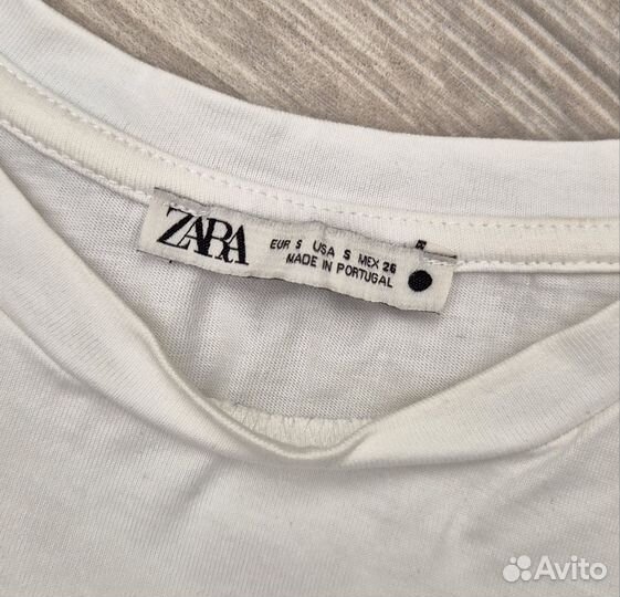 Платье футболка zara