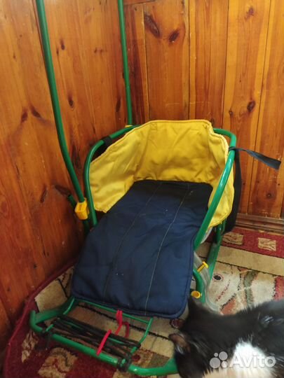 Детские санки на колесах