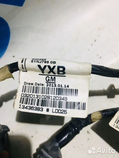 Проводка двери opel astra J 1.6 ат седан