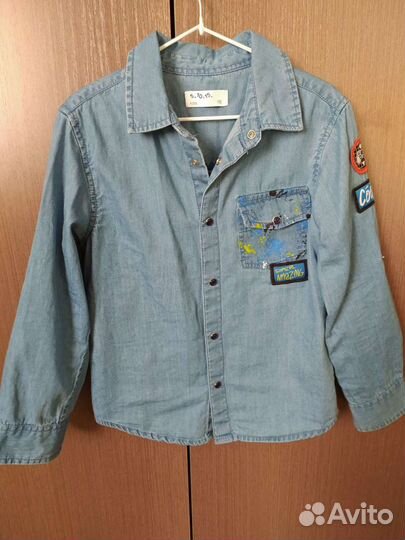 Джинсовая рубашка