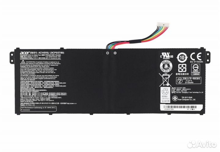 Аккумулятор для ноутбука acer