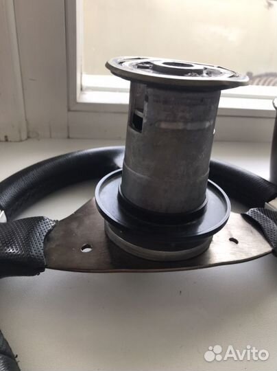 Руль спортивный на ваз, натуральная кожа