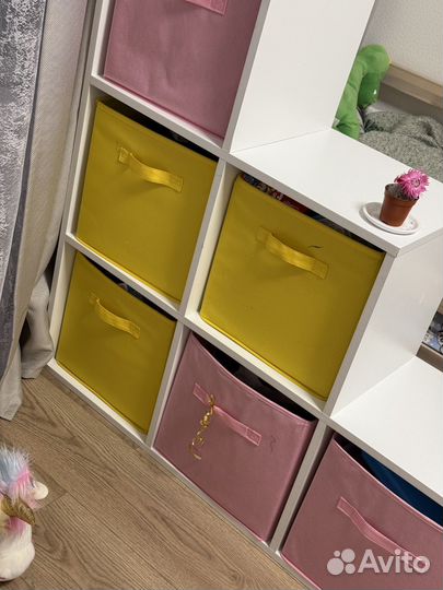 Стеллаж деревянный белый перегородка