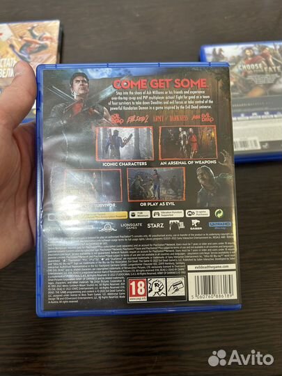 Игра PS4 PS5 Spider-man Assasins Creed Evil Dead