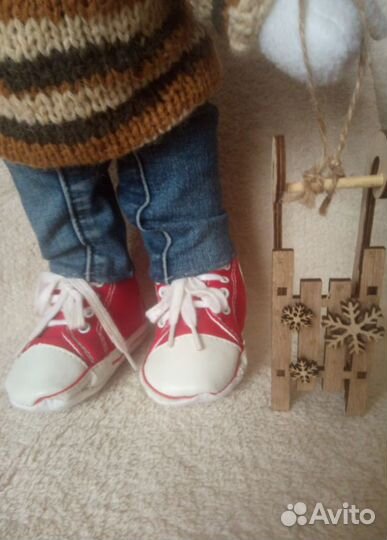 Интерьерные игрушки ручной работы. Зайцы-тильда