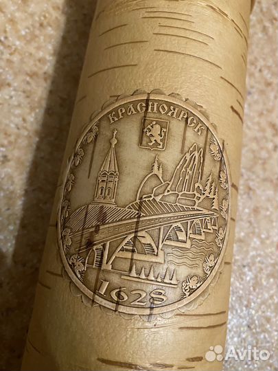 Чехол для алкоголя береста