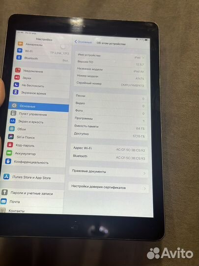 iPad Air 64gb