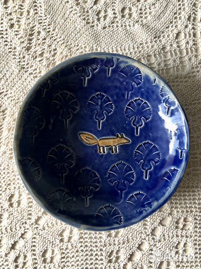 Тарелка (авторская керамика ручной работы)