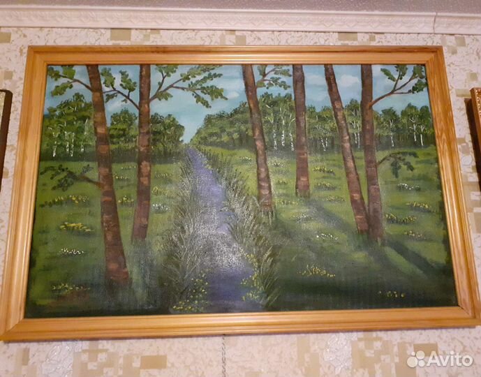 Картина маслом на холсте пейзаж