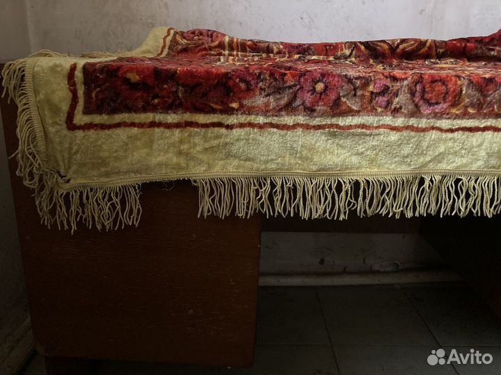 Велюровая скатерть СССР 60-70 годов