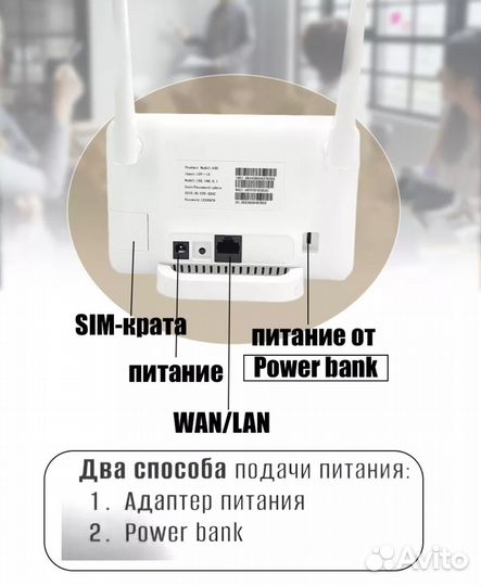 4g wifi роутер с сим картой