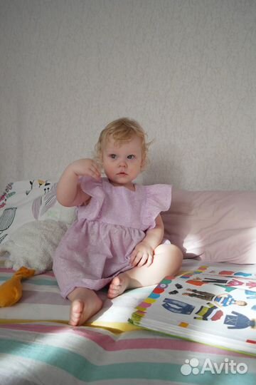 Хлопковое платье для девочки