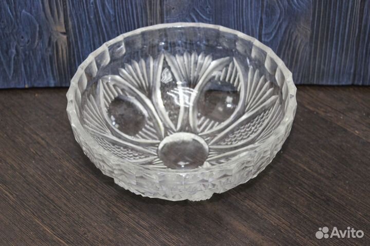 Салатник хрустальный