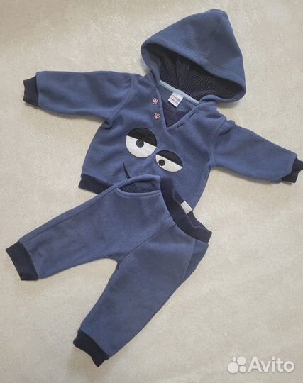 Флисовый костюм детский 74