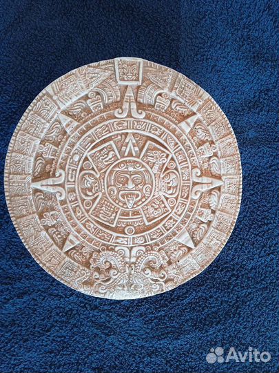 Изделие из гипса календарь Майя