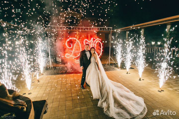 Тяжелый дым Конфетти Фонтаны